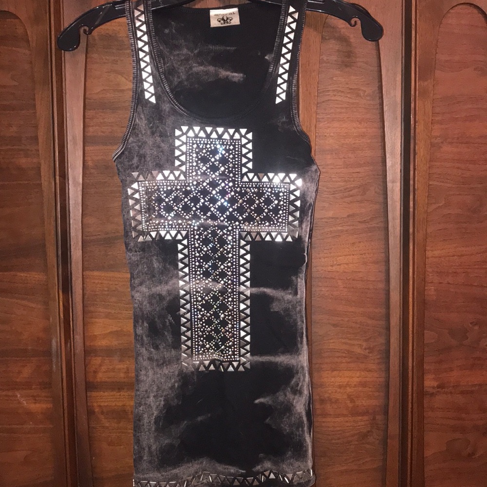Vocal bling top runs super small